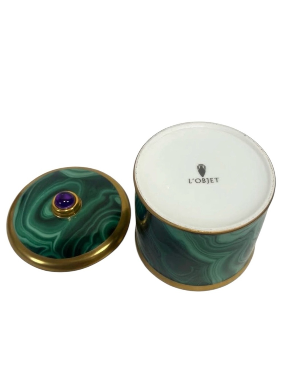 L'Objet Malachite Porcelain Candle Jar Pink
Champagne 24K Gold - Picture 3 of 7